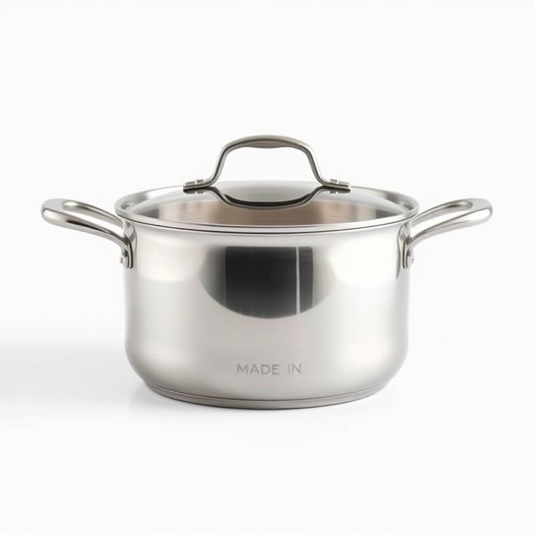 Made In 4-Quart Stainless Clad Saucepan