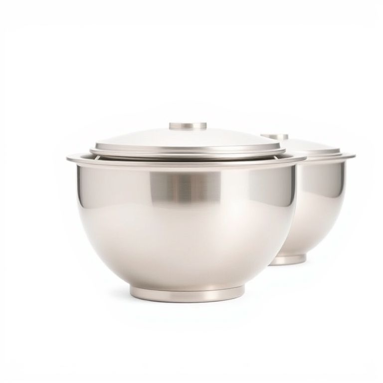 Cuisinart CTG-00-SMB Bols de Mélange en Acier Inoxydable avec Couvercles, Set de 3