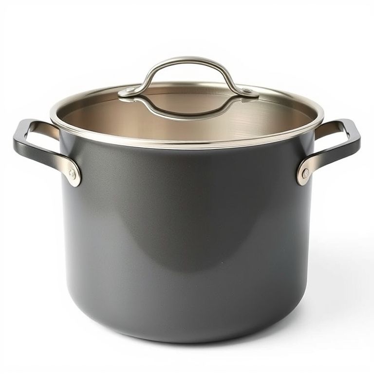 Olla de base pesada