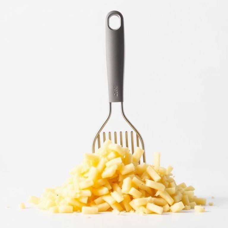 Aplastador de patatas de acero inoxidable OXO Good Grips