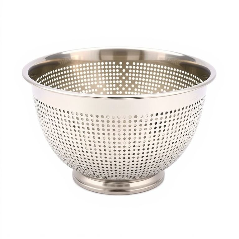Bellemain Micro-Perforated Stainless Steel 5-Quart Colander