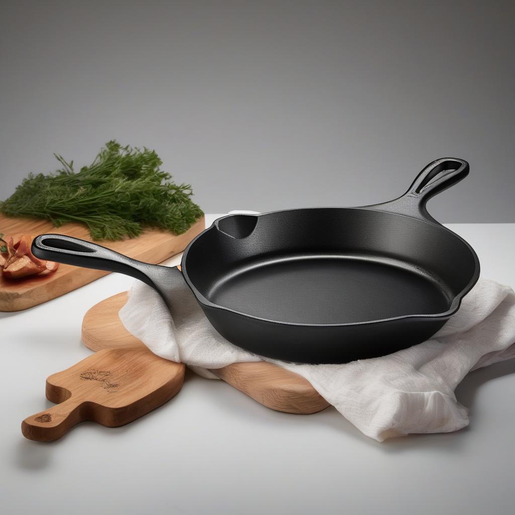 Lodge Pre-Seasoned Cast Iron Skillet, 10.25-Inch