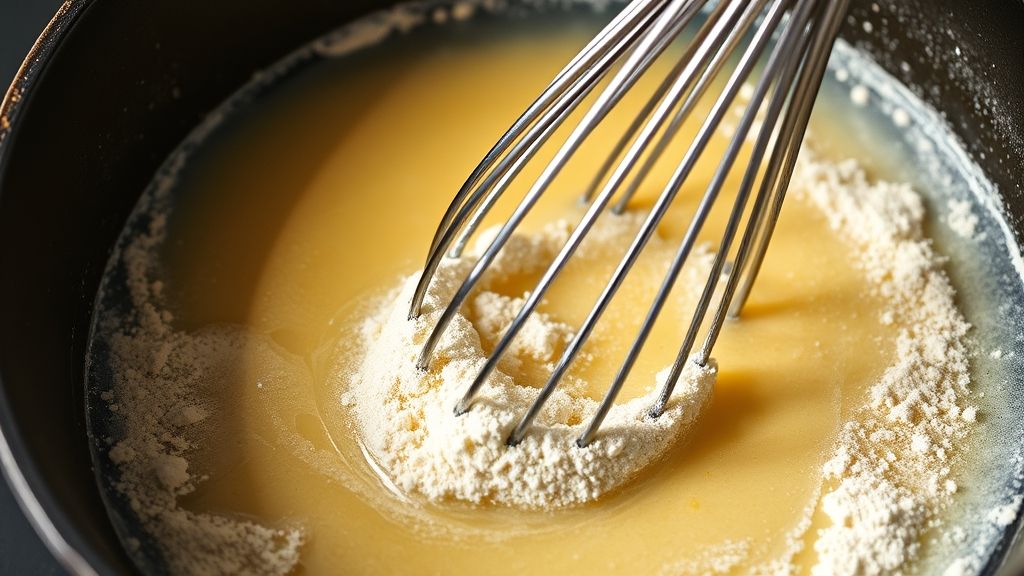 Making a roux in a skillet