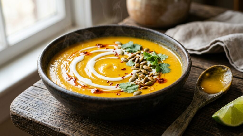 Thai Coconut Pumpkin Soup Recipe: Creamy, Aromatic & Easy (30-Min)