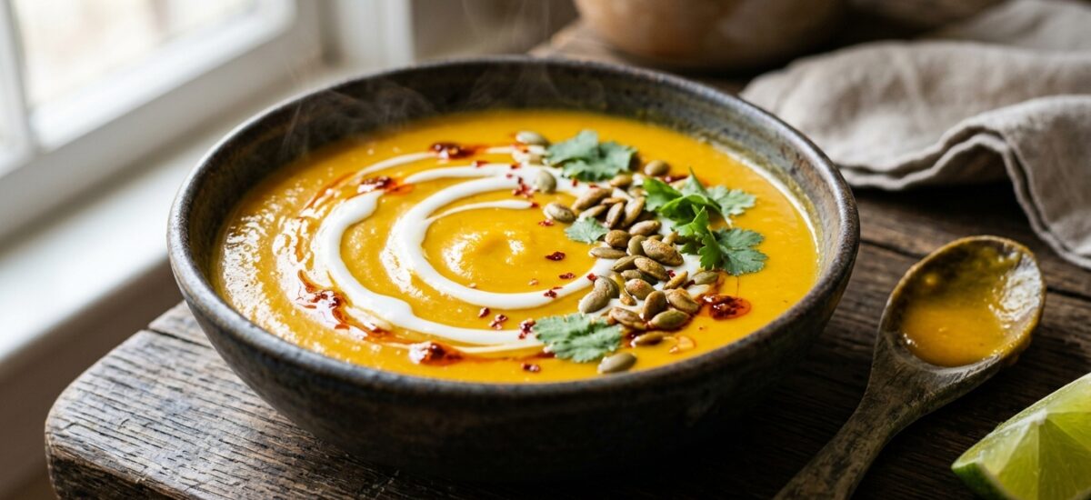 Thai Coconut Pumpkin Soup Recipe: Creamy, Aromatic & Easy (30-Min)
