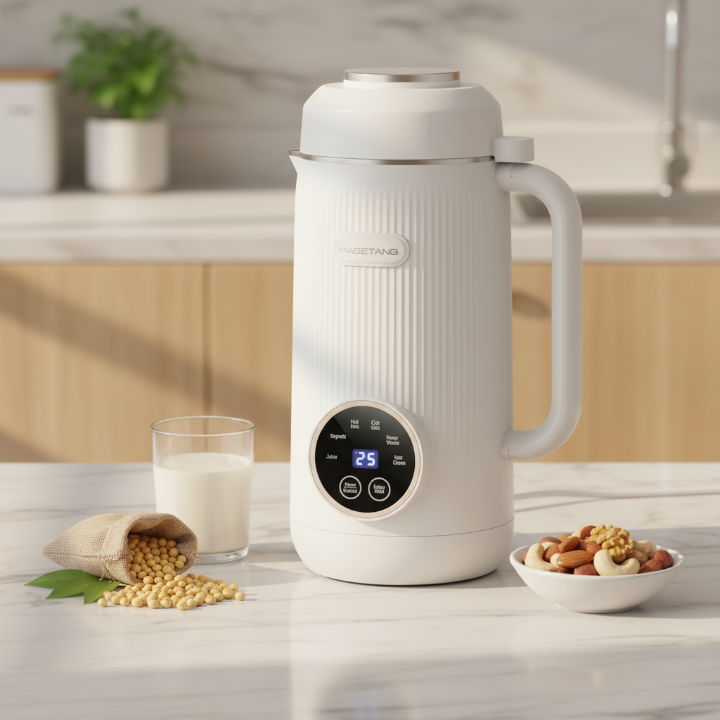 MAGETANG 28oz Nut Milk Maker preparing soy milk