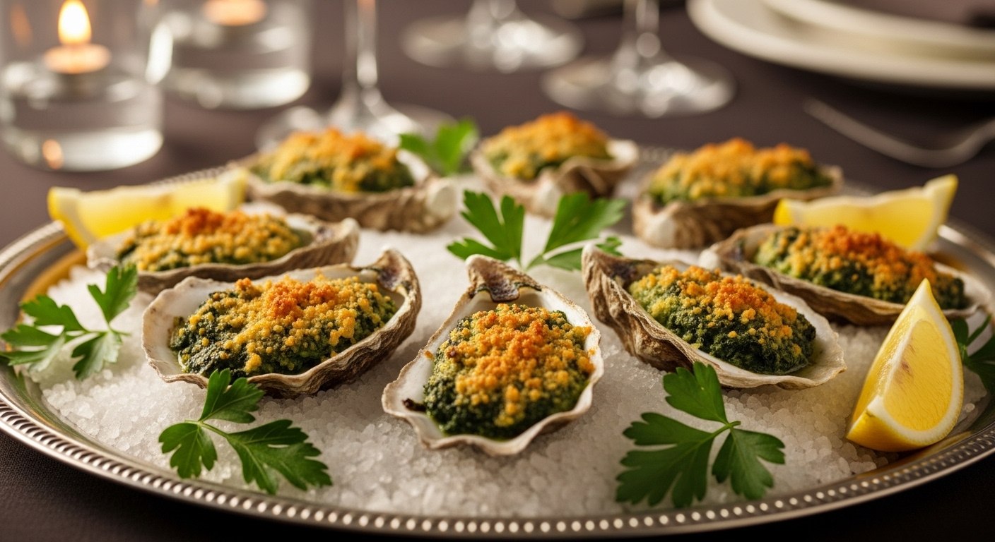 Oysters Rockefeller Recipe: Fresh Briny Oysters