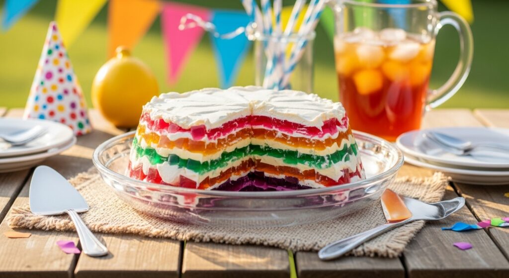 Seven Layer Gelatin Salad Recipe: Fresh & Crisp Homemade