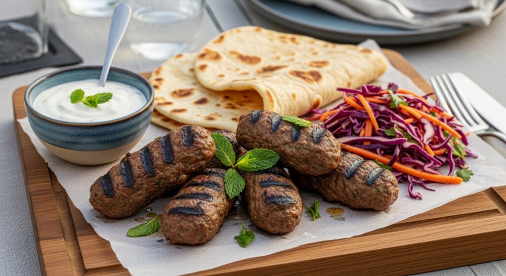 Lamb Koftas with Yoghurt Dressing Recipe: Easy & Delicious Homemade