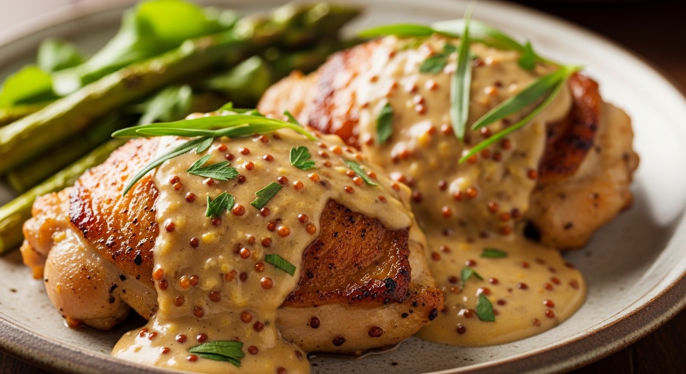Chicken in Creamy Mustard Sauce Recipe: Tangy & Spicy Homemade
