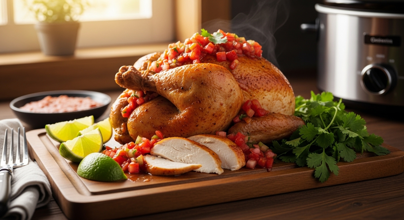 Slow Cooker Chicken and Salsa: An Effortless Weeknight Delight