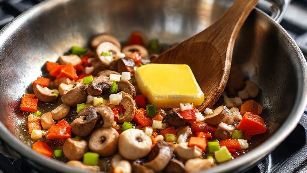 Faire revenir des légumes dans une poêle