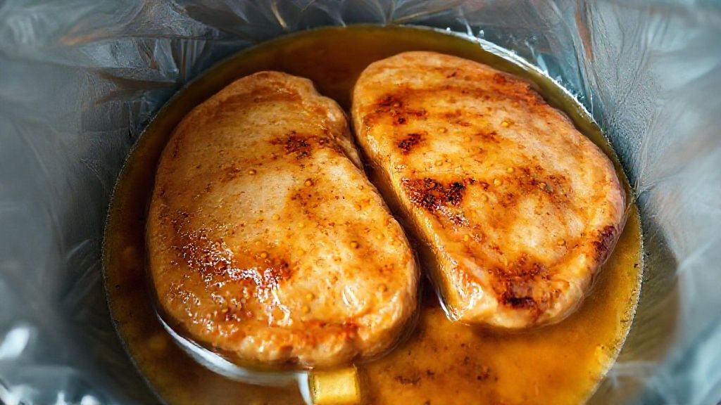 Côtes de porc marinées dans la sauce teriyaki