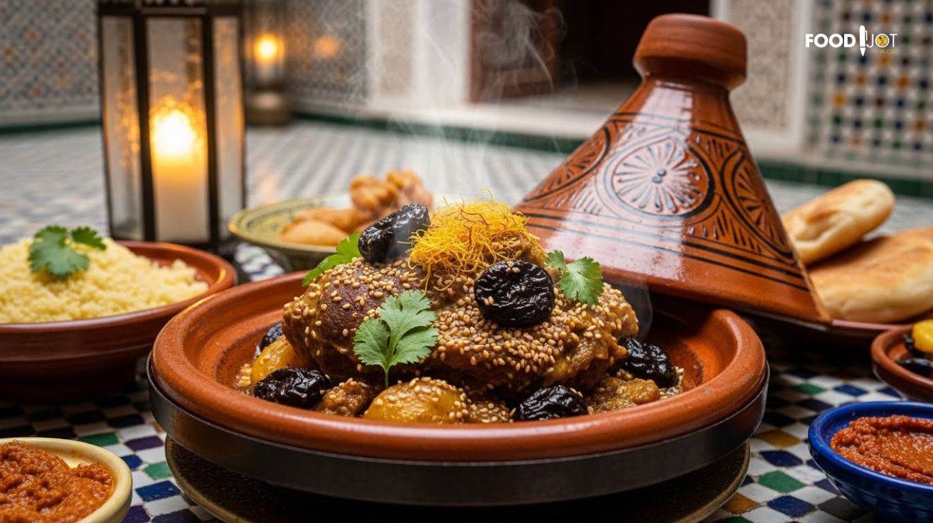 Authentic Lamb Tagine with Prunes: A Sweet and Savory Moroccan Delight