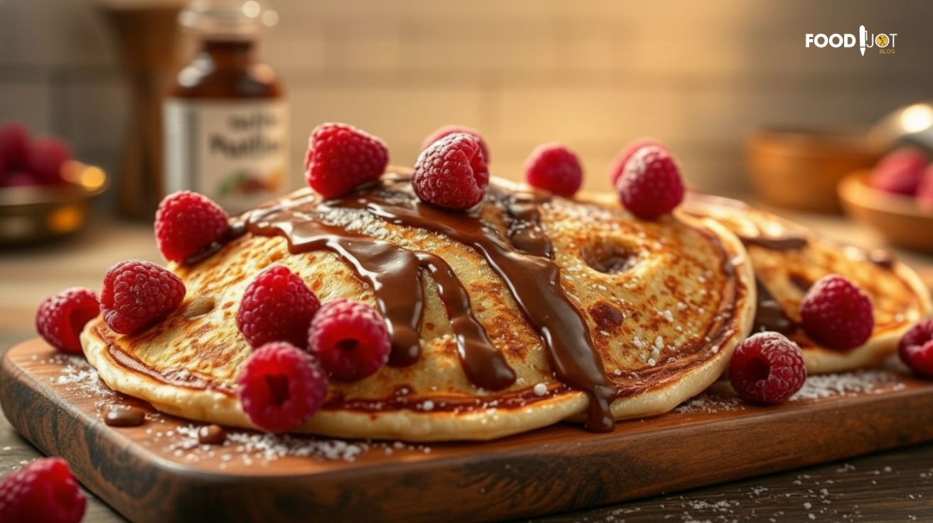 Beghrir with Nutella and Wild Raspberries Recipe: Easy & Delicious Homemade