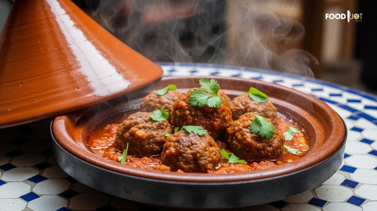 Moroccan Kefta Tagine with Tomato Sauce – Kefta Mkaouara (Mkawra) Recipe…
