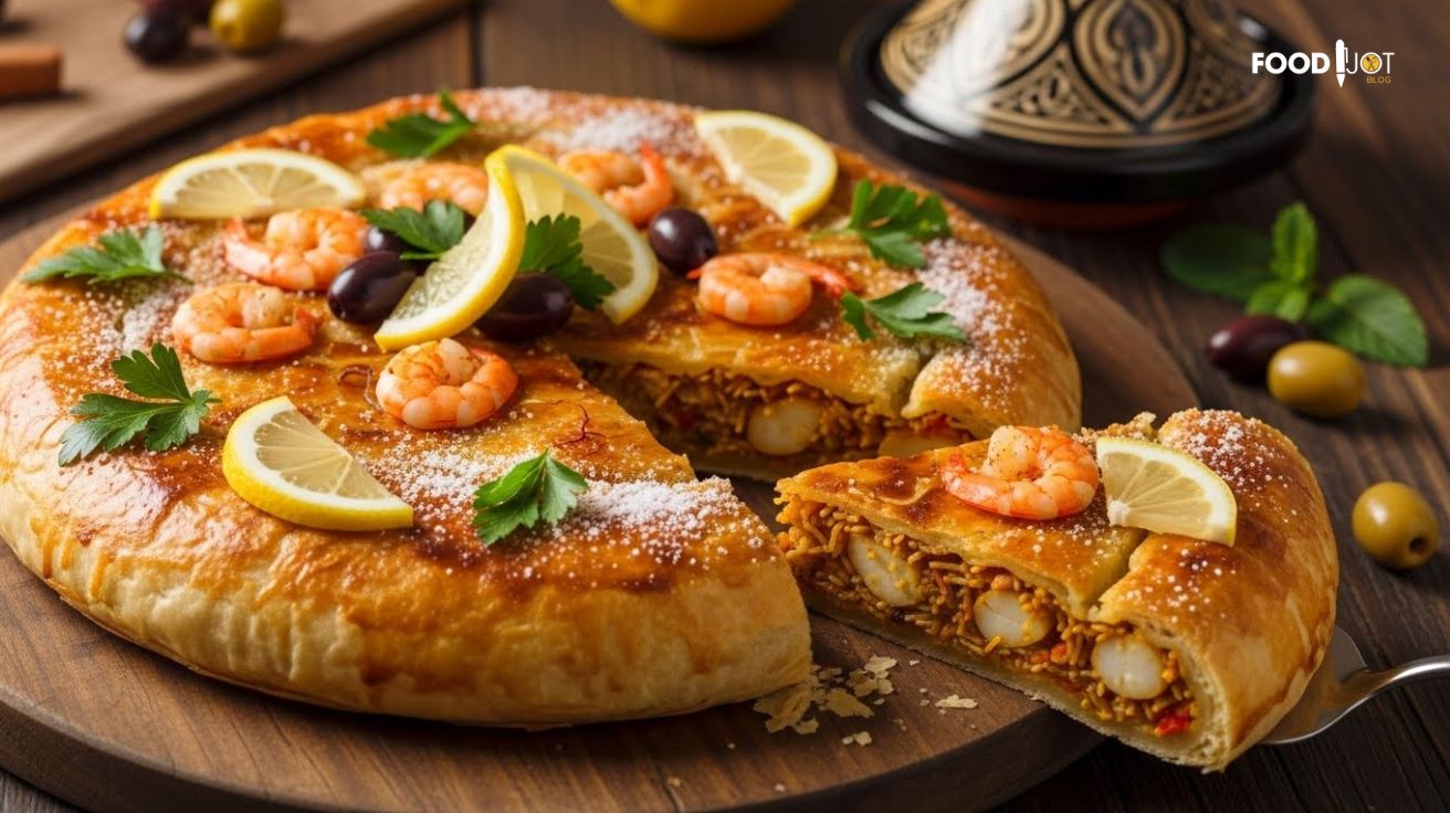 Moroccan Seafood Bastilla Recipe: Aromatic Spiced Moroccan Tagine