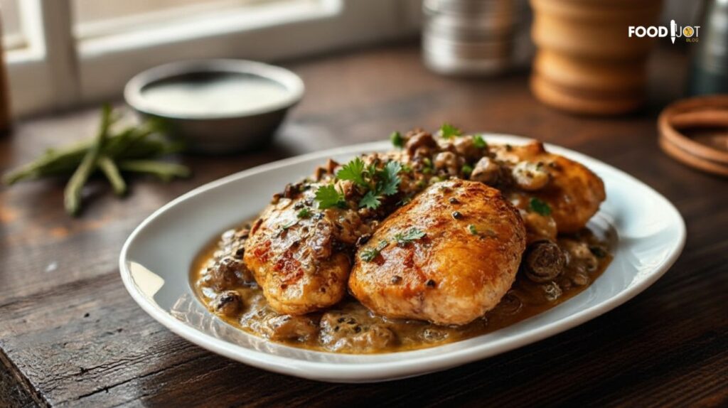 Perfect Chicken: Juicy Thighs in a Creamy Mushroom Sauce