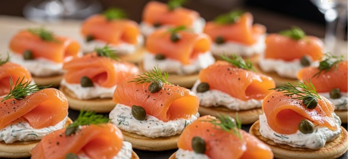 Bouchées Apéritives au Saumon Fumé : Faciles, Élégantes et Irrésistibles