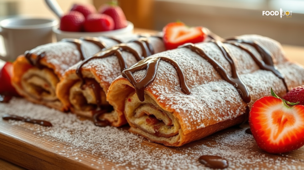 Strawberry Nutella French Toast Roll Ups: A Sweet Breakfast Delight