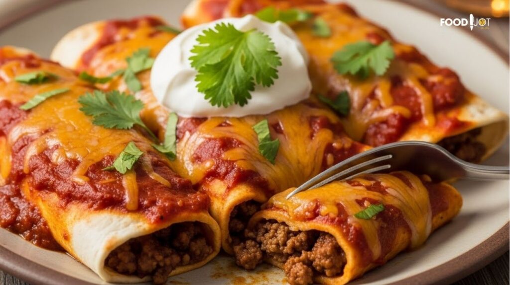 Irresistible Beef Enchiladas with Homemade Sauce
