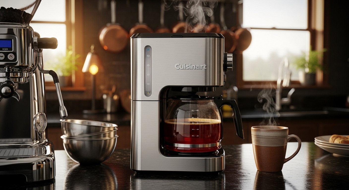 Cuisinart 14-Tassen programmierbare Kaffeemaschine in einer modernen Küche
