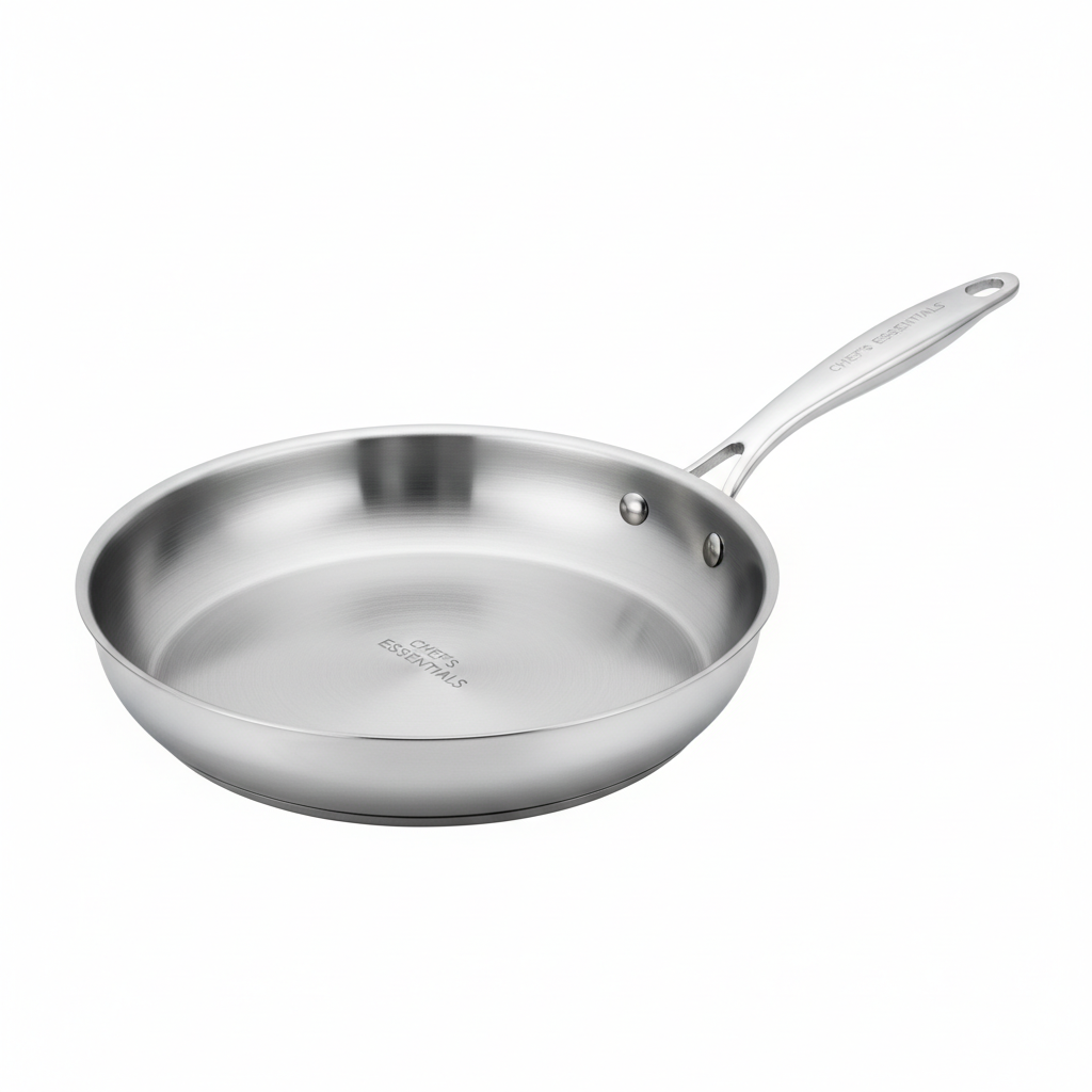 Oven-Safe Stainless Steel Skillet