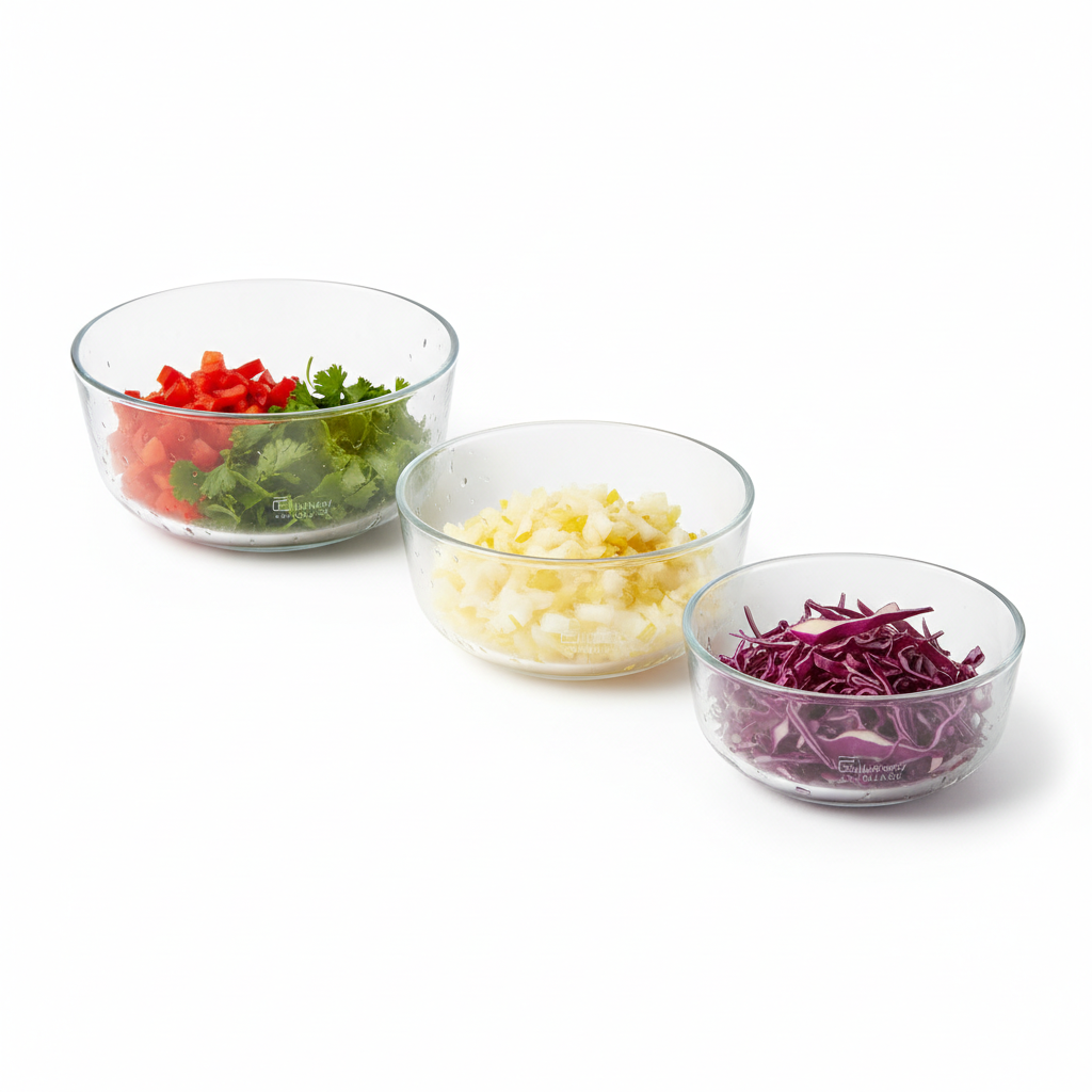 Glass Prep Bowls