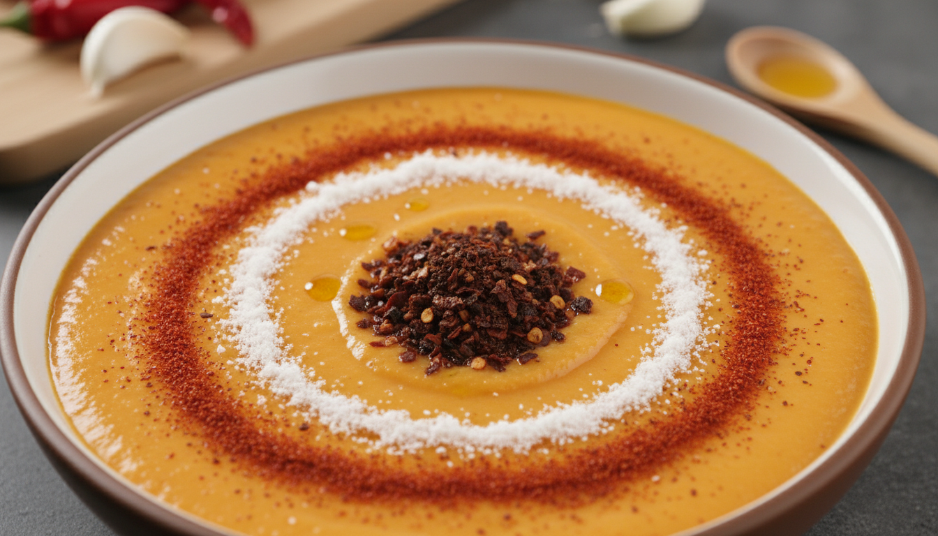 Ajout d'épices et de chipotle au mélange de sauce