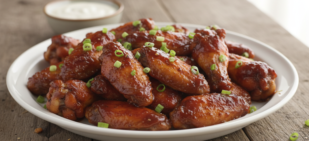 Sticky BBQ Baked Chicken Wings Recipe