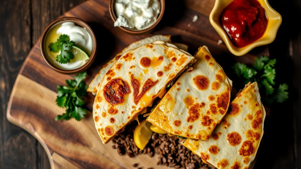 Quesadillas au Boeuf et Fromage : Une Recette Savoureuse et Rapide
