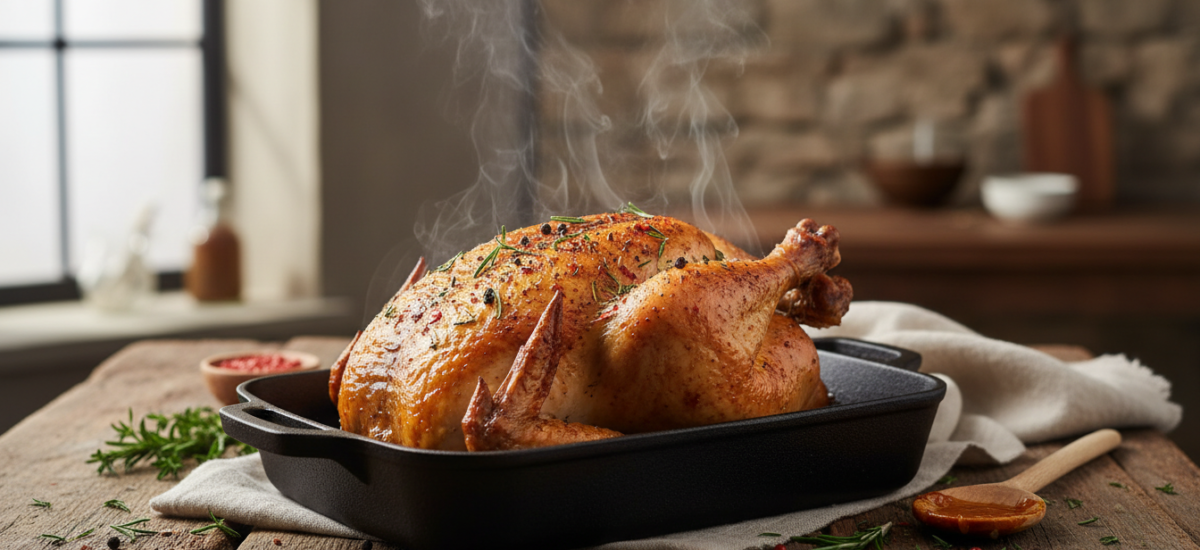 Spicy Rapid Roast Chicken