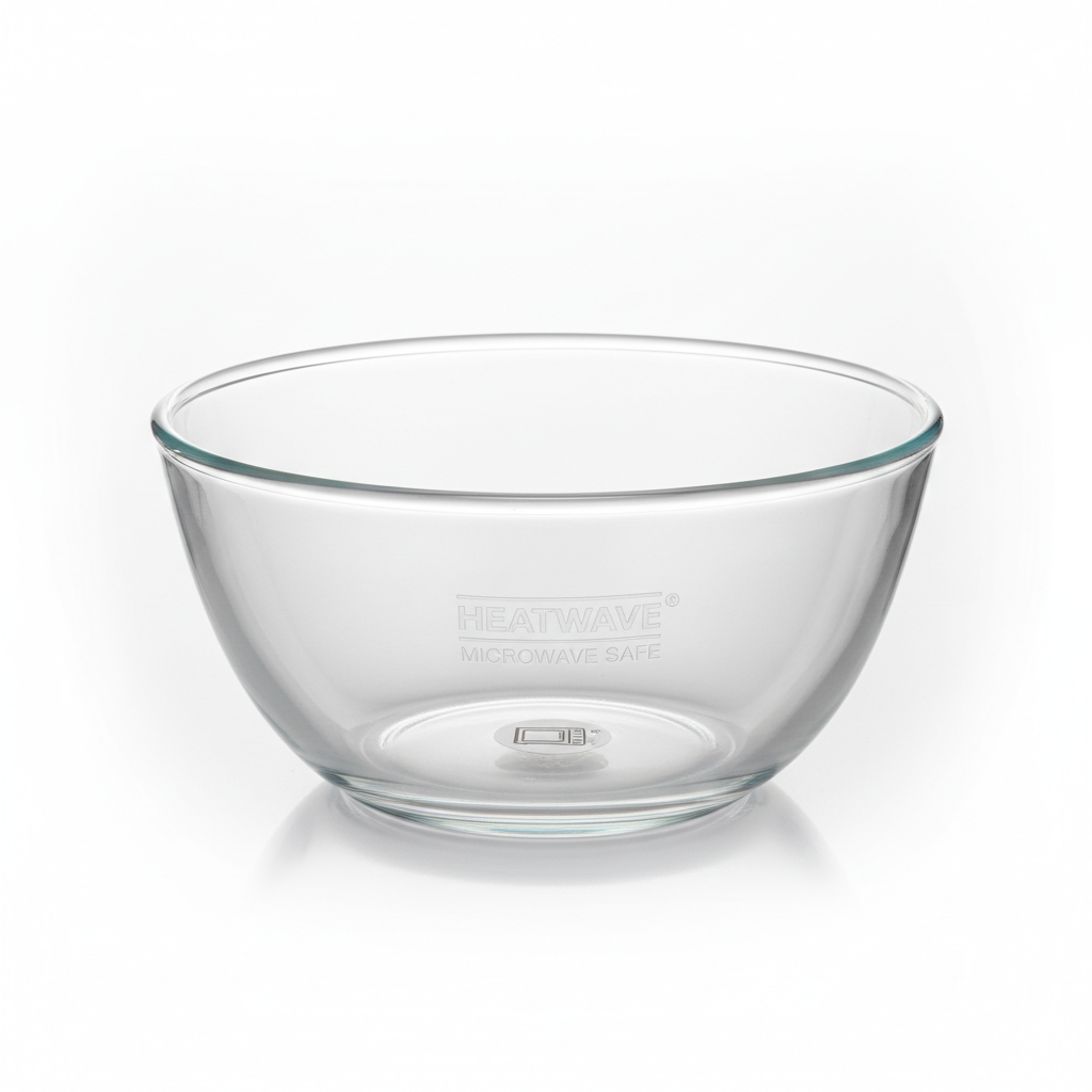 Microwave-Safe Glass Mixing Bowl