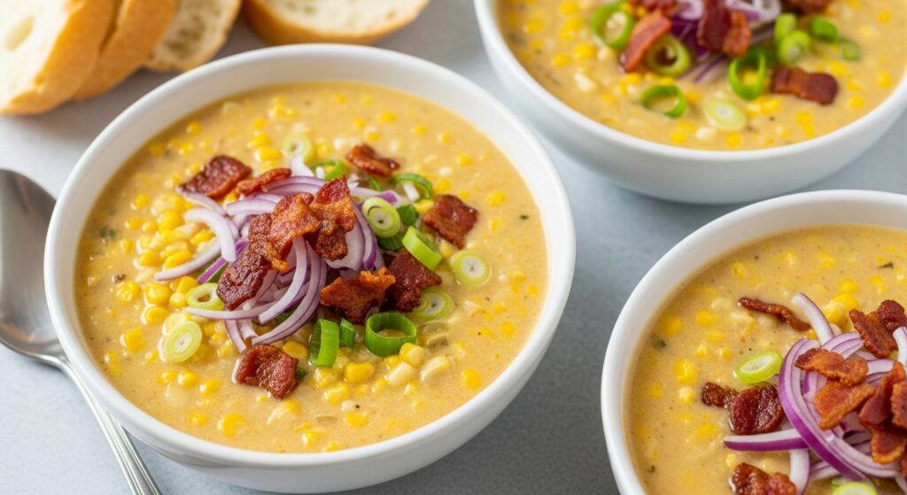 Potage de maïs au bacon : une recette réconfortante et savoureuse