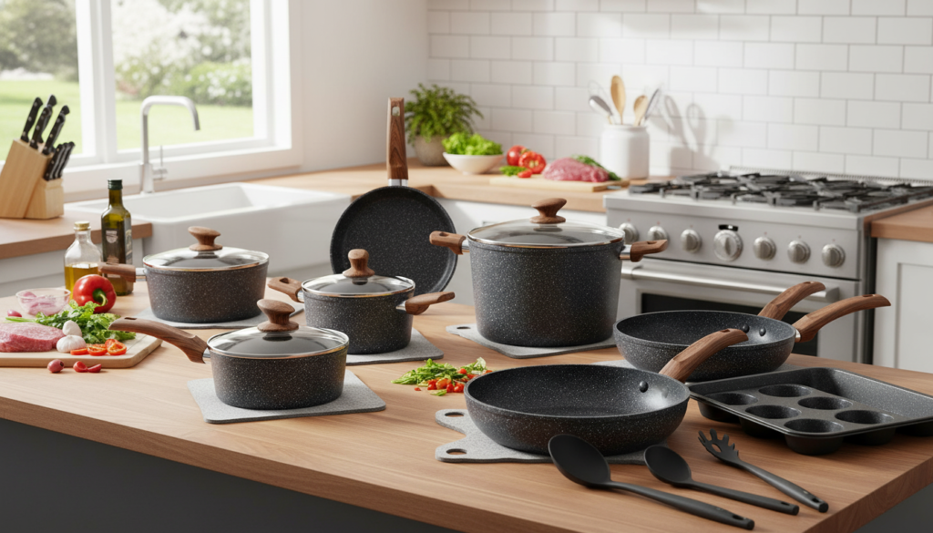 SENSARTE 20-Piece Nonstick Pots and Pans Set Review & Comparison
