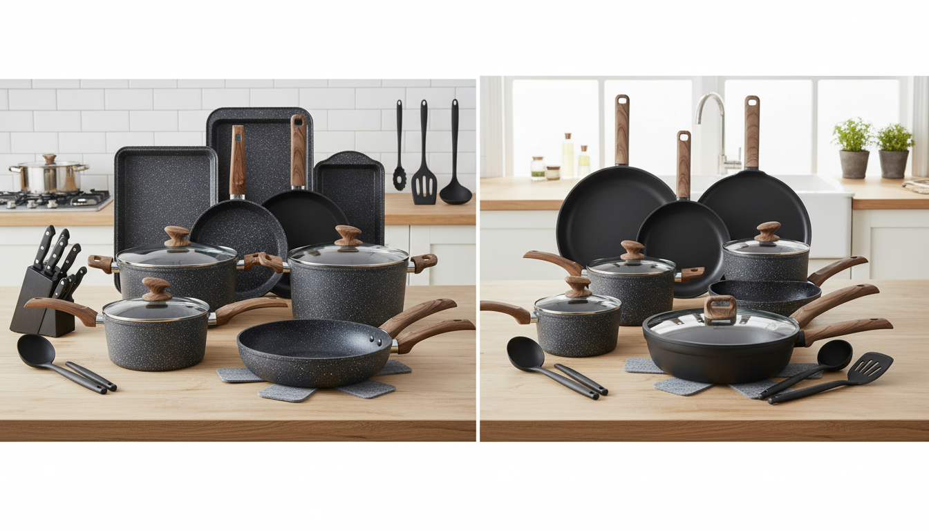 SENSARTE 20-Piece Nonstick Pots and Pans Set Review & Comparison