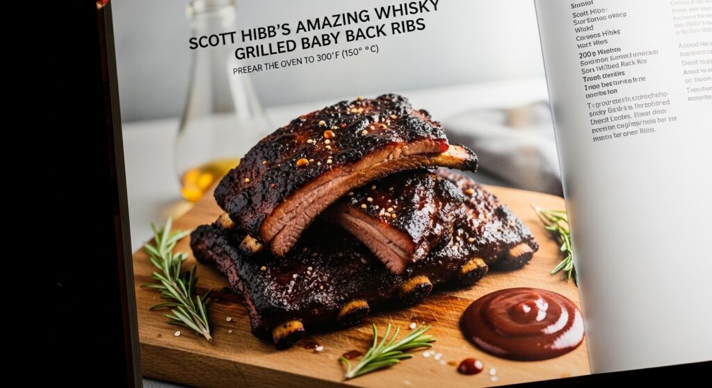 Travers de porc au whisky et sauce BBQ maison de Scott Hibb Recipe: Smok…