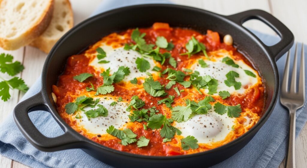 Shakshuka : Recette Facile et Authentique (Œufs à la Tomate)
