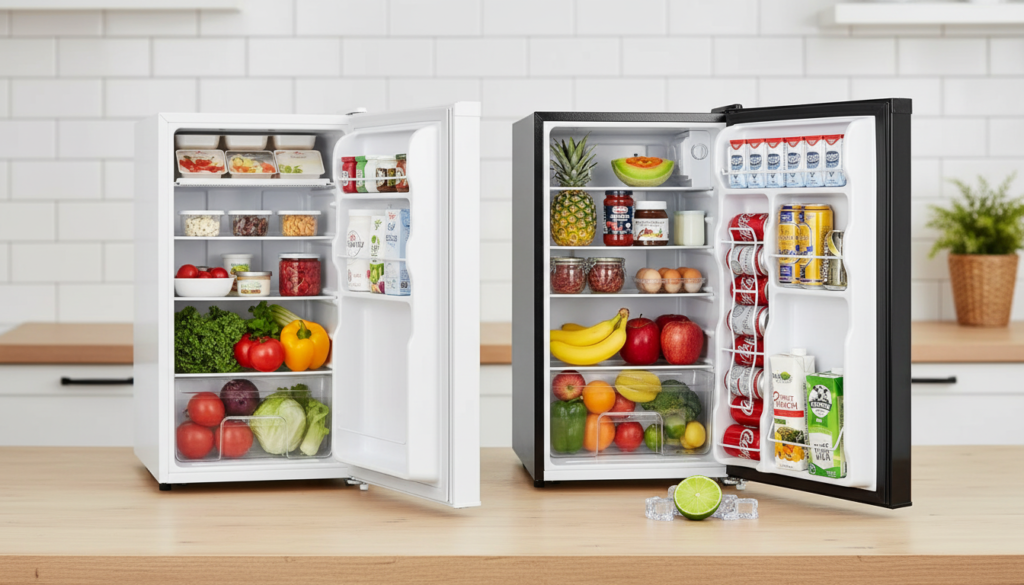 Upstreman 3.2 Cu.Ft Mini-Kühlschrank mit Gefrierfach Review: Kompakte Kühlung für jeden Raum