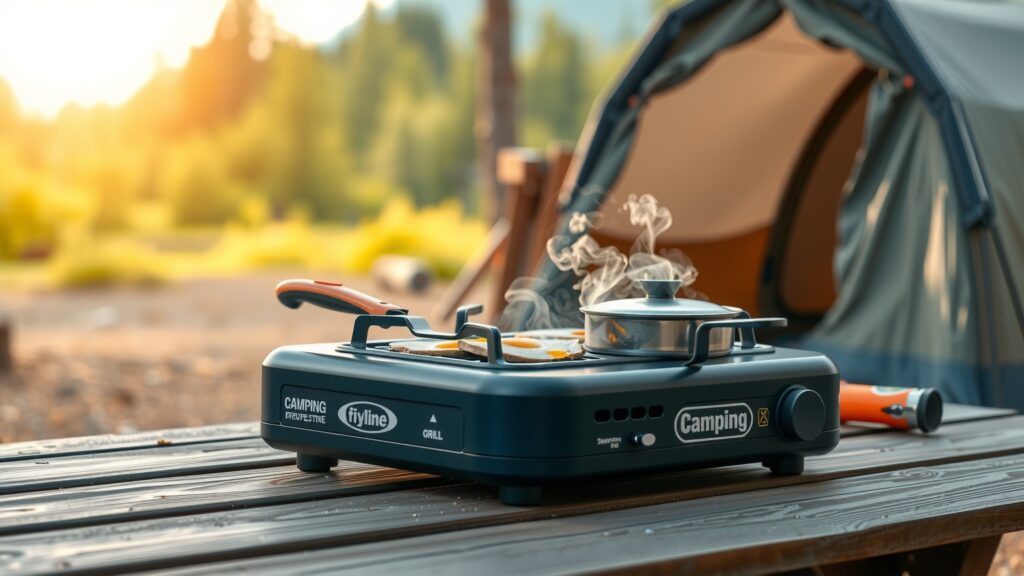 Camping Stove, 2 Burner Propane Stove With Grill Review