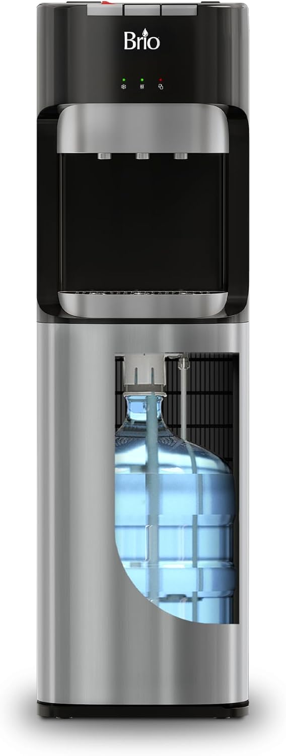 Brio Bottom Loading Water Cooler Dispenser for 5 Gallon Bottles