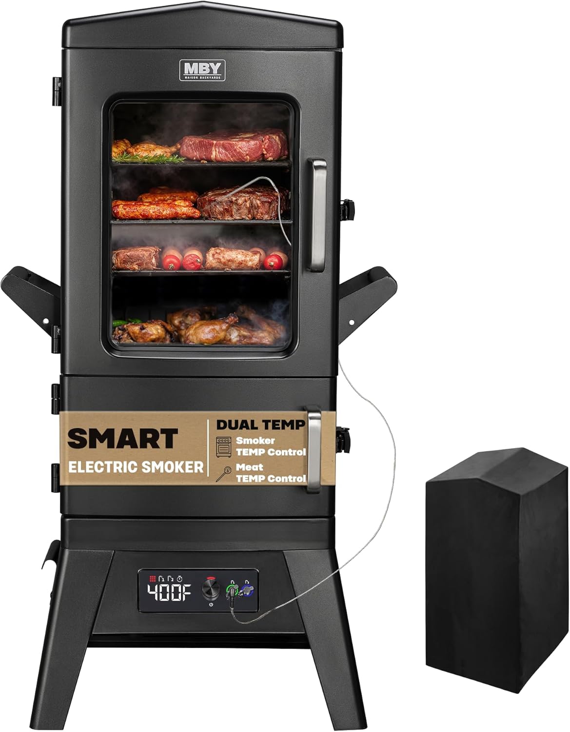Amazon.com : Fumoir électrique numérique avec couvercle, écran LED