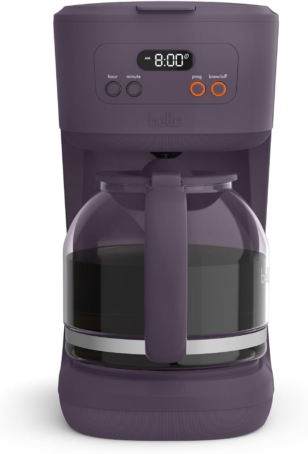 bella 12 Cup Programmable Coffee Maker, Reusable Dishwasher Safe...