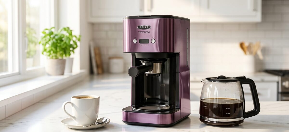 BELLA VersaBrew 2-in1 Coffee Maker, K-Cup compatible Review