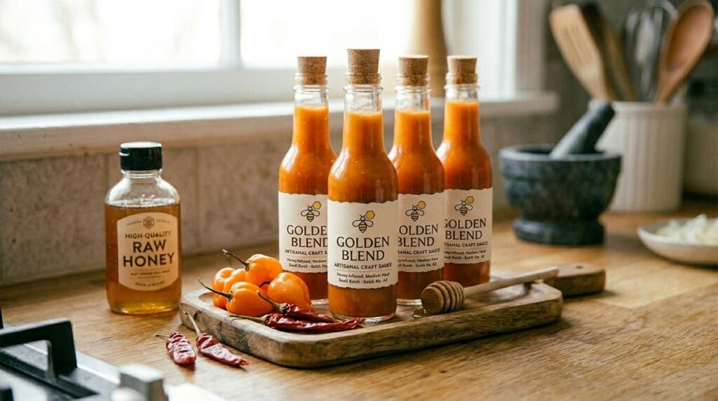 Fiery & Flavorful: Homemade Habanero Hot Sauce with Carrots and Mango