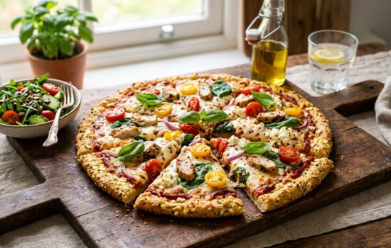 Pizza de Queso Cottage Alto en Proteínas: ¡Tu Nueva Indulgencia Saludable!