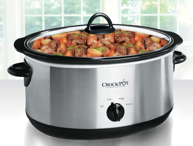 Crock-Pot 7-Quart Manual Slow Cooker, Family Size Serves 8+ People & Fits 6-lb Roast, Stainless Steel Review