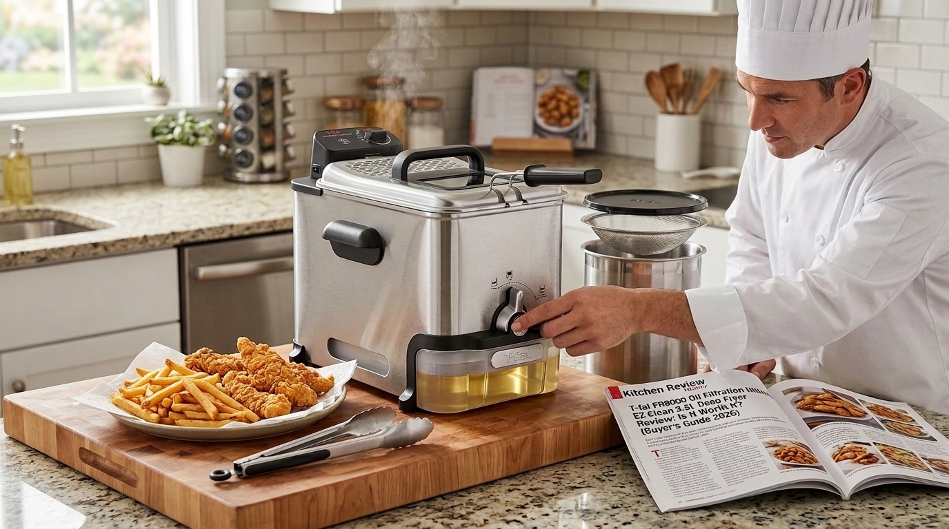 T-fal FR8000 Oil Filtration Ultimate EZ Clean 3.5L Deep Fryer Review: Is It Worth It?