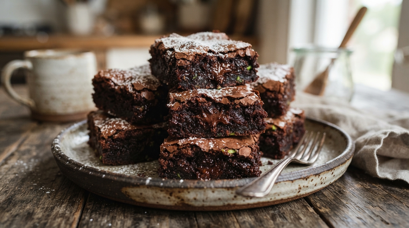The Ultimate Fudgy Zucchini Brownies Recipe (Easy 30-Minute Chocolate Treat)