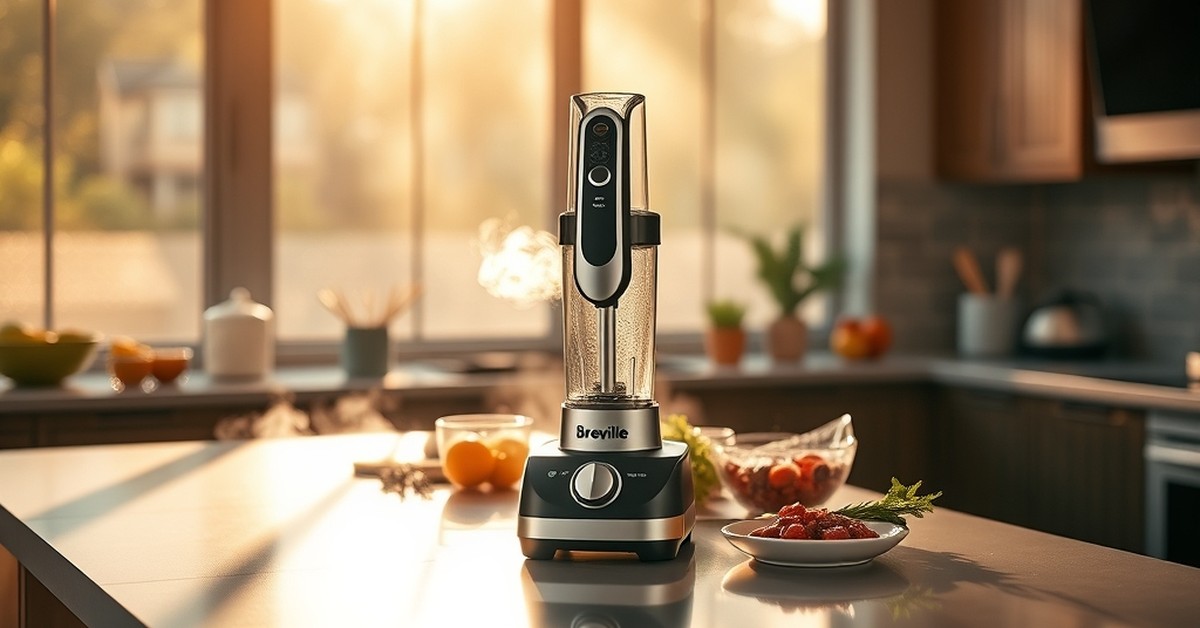 Breville BSB510XL Control Grip Stabmixer — ideal für jede moderne Küche
